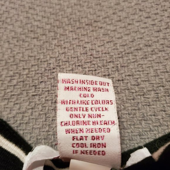 Candie's Black & White Striped Circle Skirt - Picture 5 of 5